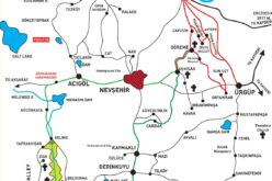 Map of Cappadocia